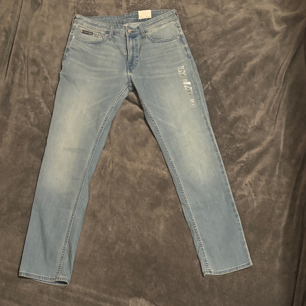 Calvin Klein Slim Fit Jeans in Light Blue